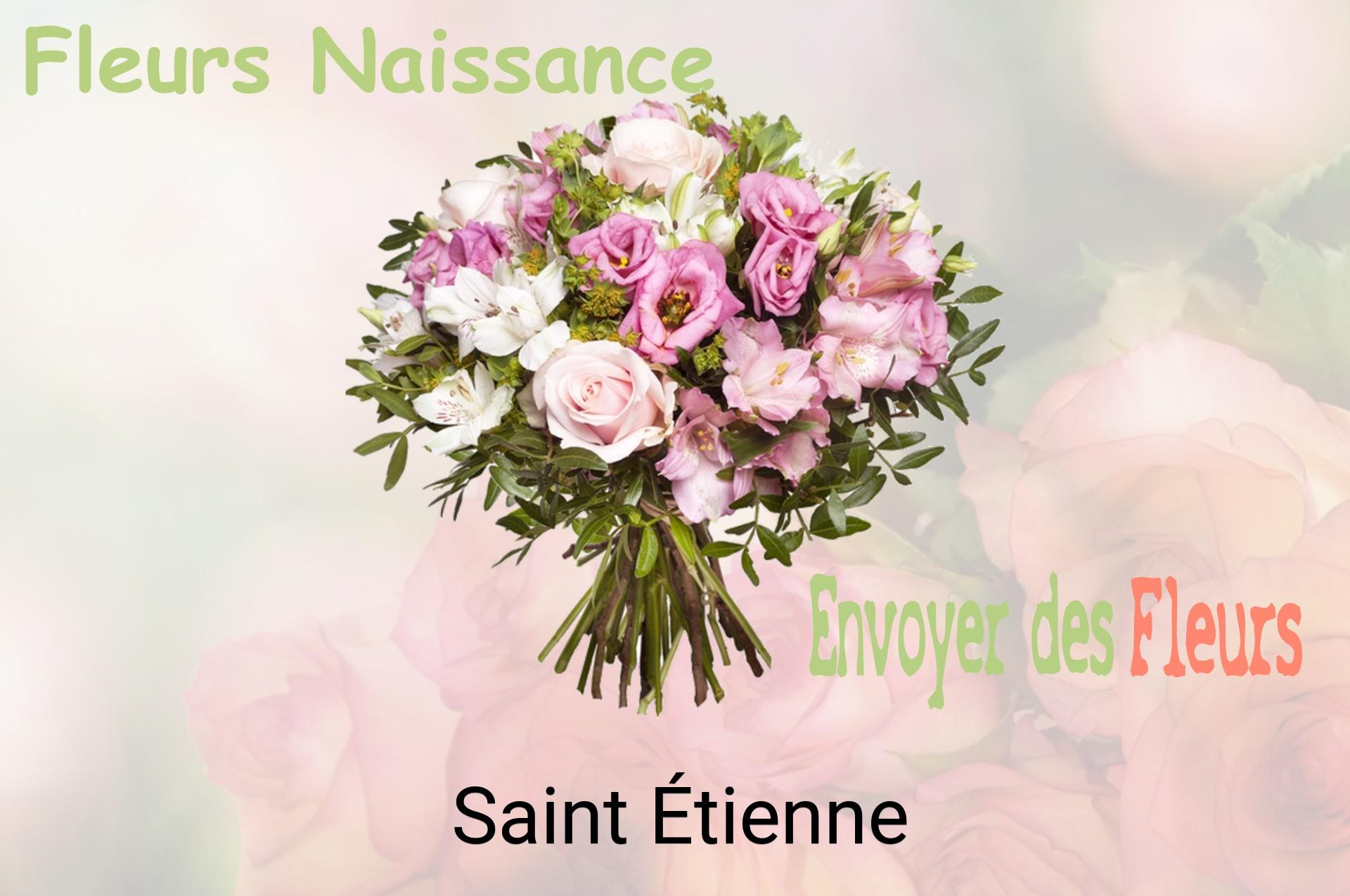 Bouquet de fleurs de naissance livré à Saint-Étienne
